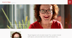 Desktop Screenshot of annettebopp.de
